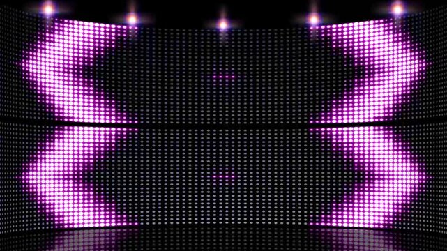 後ろの液晶が動くライブステージ背景(3色)