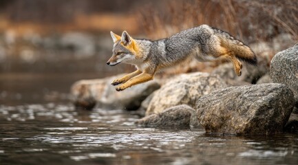 Fototapeta premium wolf in the wild