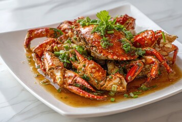 Delicious crab dishes
