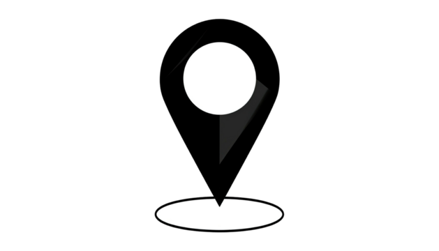 A geometric abstract with a white sphere above a triangular shadow, above a white ellipse - Powered by Adobe