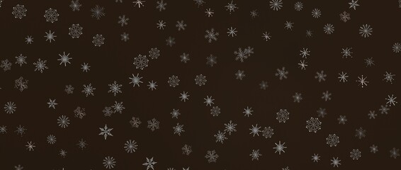 Christmas winter snowfall background. Winter holiday design with snowflake pattern. Beautiful winter backdrop f