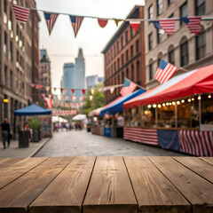 USA City Street Market Display