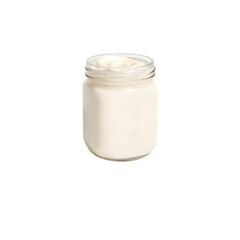 Glass Yogurt Maker Jar with Measurement Markings and Lid