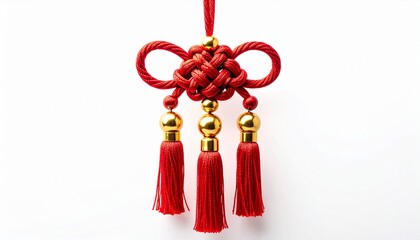 Red Chinese Knot Tassel Ornament Decoration