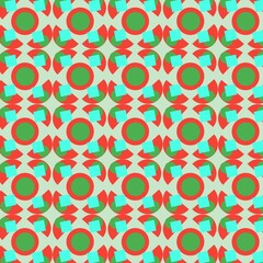 Fototapeta premium Seamless pattern with circles