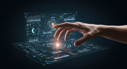 Interactive Holographic Data Interface