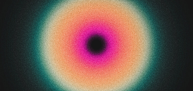 Retro poster background, grainy gradient noise texture vibrant music party banner cd vinyl record cover design 
