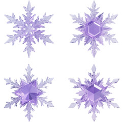 雪の結晶　氷　冬