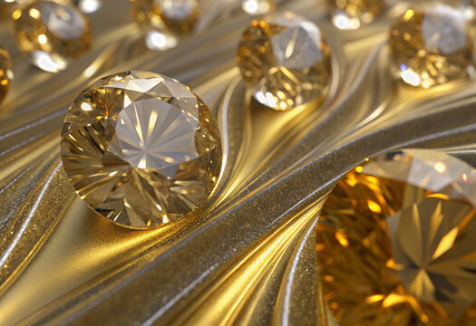 mar de oro y diamante, minerales, muy liquido, con piedras de diamantes, dorado, con textura, mucho brillo, olas, y destellos, reflejo de luz