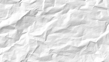 Fototapeta premium Creasy wrinkled paper texture pattern isolated PNG cutout, transparent background