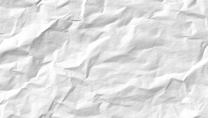 Creasy wrinkled paper texture pattern isolated PNG cutout, transparent background