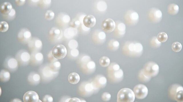 Elegant white pearl abstract background with soft light