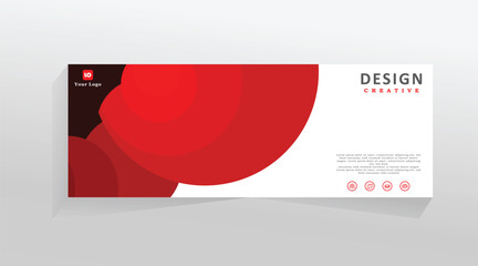 Vector banner template for social media and web, horizontal banner for cover header, promotion banner tempalate for digital product and services, abstract blue colour web banner. eps 10