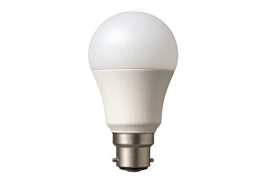 Led light bulb featuring a bayonet cap, symbolizing energy saving, innovation, future technology, and eco-friendly lighting
