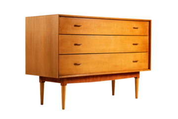 Mid-Century Modern Wooden Dresser