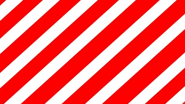 Green screen animation of a candy cane paper opening from the side