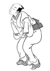 浮世絵　町人　その245
