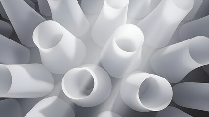 Abstract geometric pattern of white 12