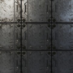 old metal door detail