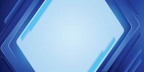 Blue Geometric Lines Background