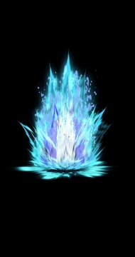 Super Saiyan God Burst Effect.It strikes a balance between staying true to the original IP elements and maintaining an original aesthetic