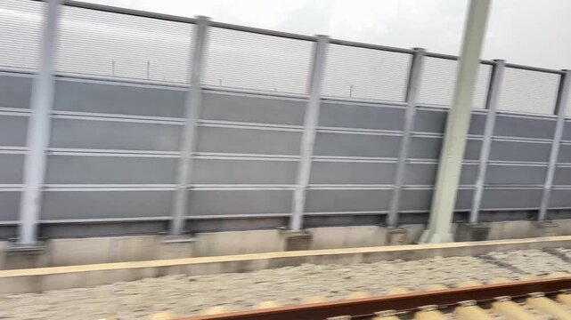 Bandung,02 November  2025, Kereta Cepat Indonesia (whoosh) Modern High Speed Train At A Spacious Platform In Tega Luar station  