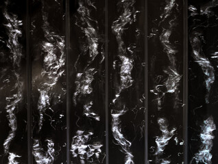 Abstract background of water walls and flowing water, slow shutter effect