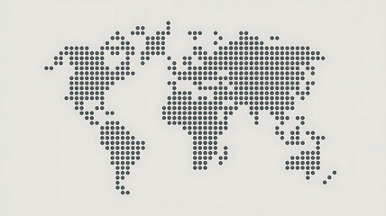 Fototapeta premium Global network connected by dots