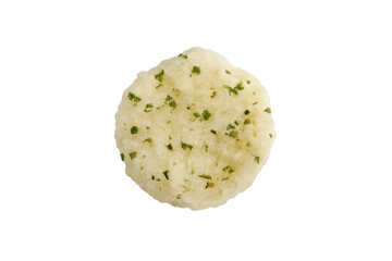 Japanese rice cracker senbei savory snack transparent background