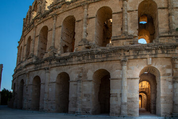 Anfiteatro de El Djem y Cartago ruina romanas en Tunez