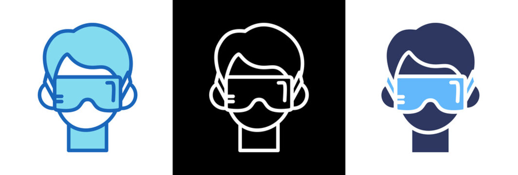 Virtual Reality triplestyle icon