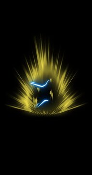 Super Saiyan God Burst Effect.It strikes a balance between staying true to the original IP elements and maintaining an original aesthetic