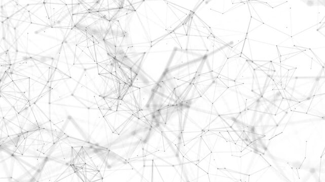 black and white technology motion graphic background.
