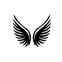 Obraz premium Wing icon. Wing icon set. Vector emblem