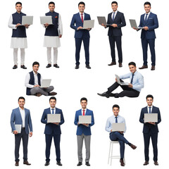 Obraz premium business people set