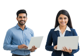 business team with laptop