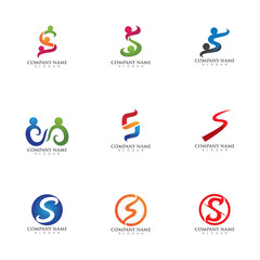Business corporate S letter logo