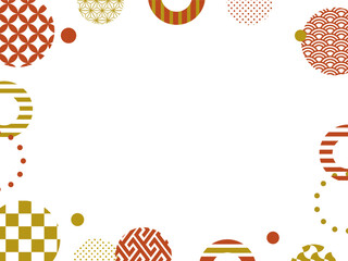 和フレーム背景