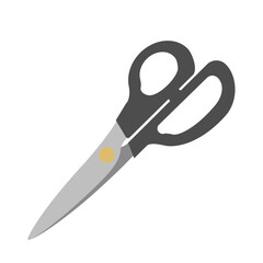 裁縫用の裁ちばさみのシンプルなイラスト素材