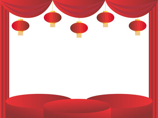 Chinese New Year background icon 