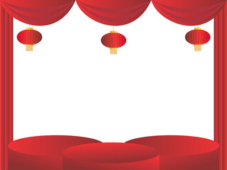 Chinese New Year background icon 