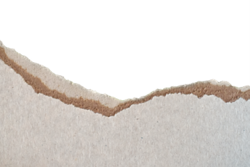 Torn Paper Valley Shape. Torn paper forming valley shaped opening. Suitable for creative compositions, posters, mockups and abstract layouts.