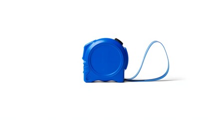 Blue Measuring Tape Compact Design