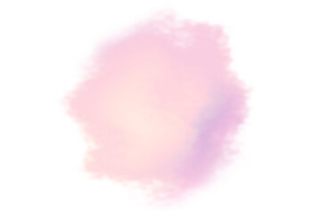 にじむ変形円形ぼかし　ピンク色グラデーション 