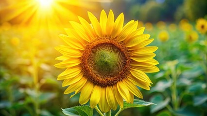 Blossoming beauty of sunshine