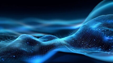 Banking abstract background digital grid blue professional style