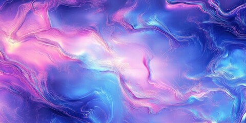 Ethereal swirling pastel marbled waves of pink, purple and blue with luminous glossy textures conveying a dreamy calm motion