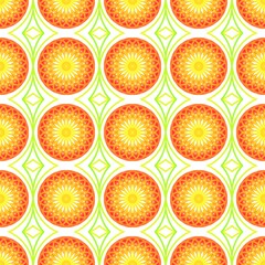 Fototapeta premium High-Quality Seamless Geometric Pattern Background or Abstract Neon Color Wallpaper Design for Fabric Textile Printing, Modern Decorative Art, and Digital Web Graphic.