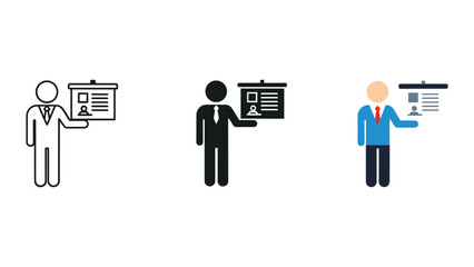 Fototapeta premium Business People Holding Clipboard