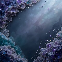 Crystal Geode Fantasy Frame